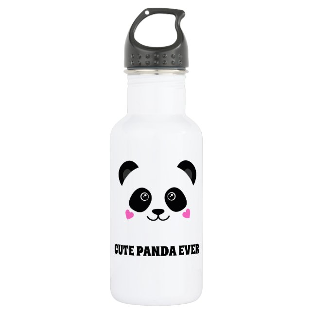 Botella de agua Cute Panda (Anverso)