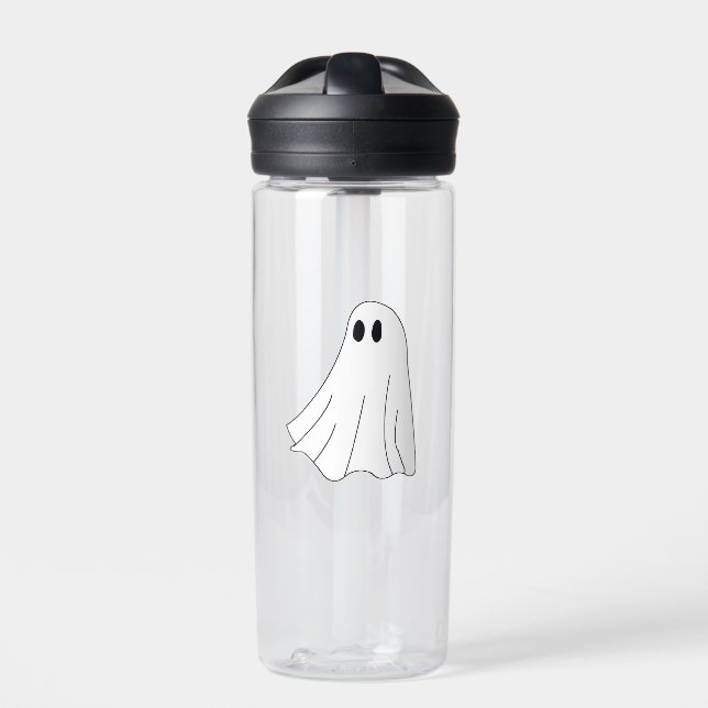 Botella De Agua Cute Pastel Ghost Pattern (Delante)