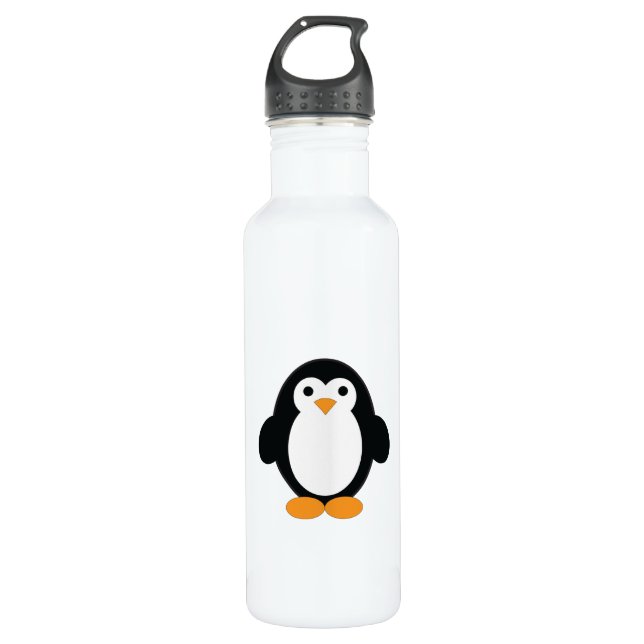 Botella De Agua Cute Personalizado Penguin (Anverso)