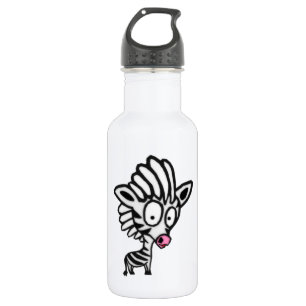 Botella De Agua Cute Personalizado Zebra