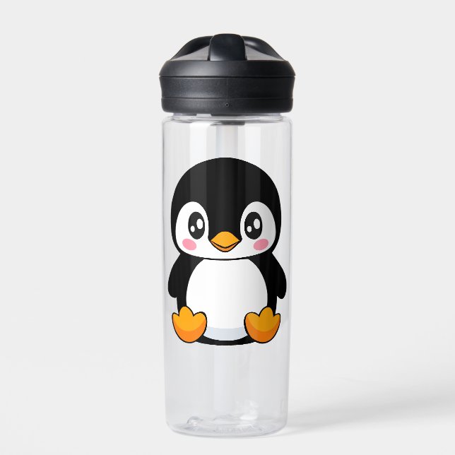 Botella De Agua Cute pingüino (Delante)