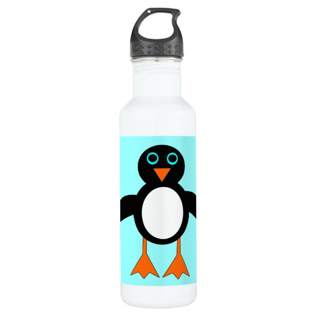 Botella De Agua Cute pingüino (Anverso)