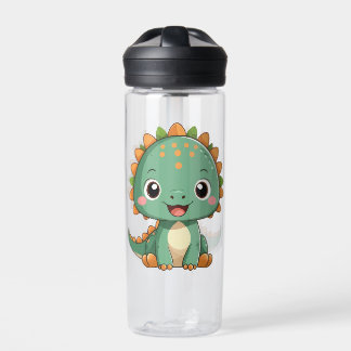 Botella De Agua Cute Smiling Dinosaur Kids Water Bottle