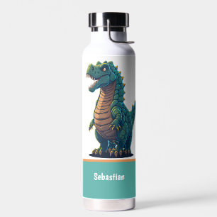 Botella De Agua Cute T-Rex Feliz Tyrannosaurus Rex Dinosaurio