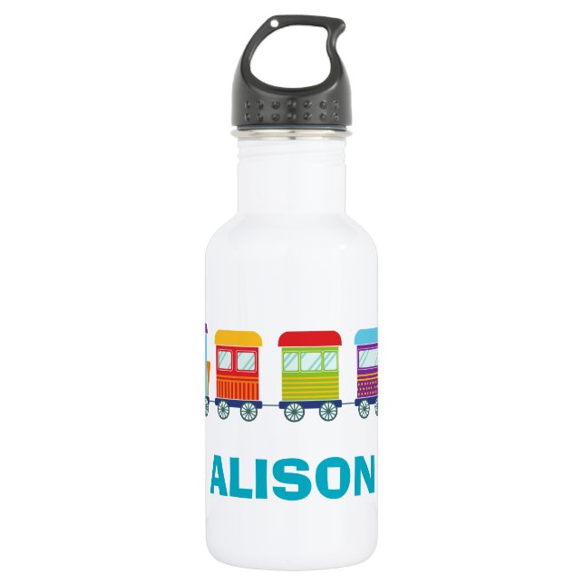 Botella De Agua Cute Toy Train Personalized kids (Anverso)