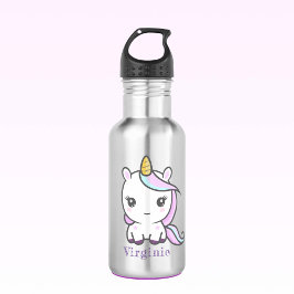 Botella de agua Cute Unicorn