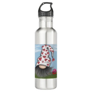 Botella De Agua Cute Valentine Gnome
