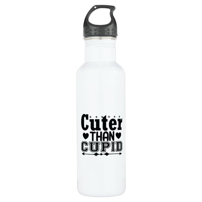 Botella De Agua Cuter Than Cupido (Anverso)
