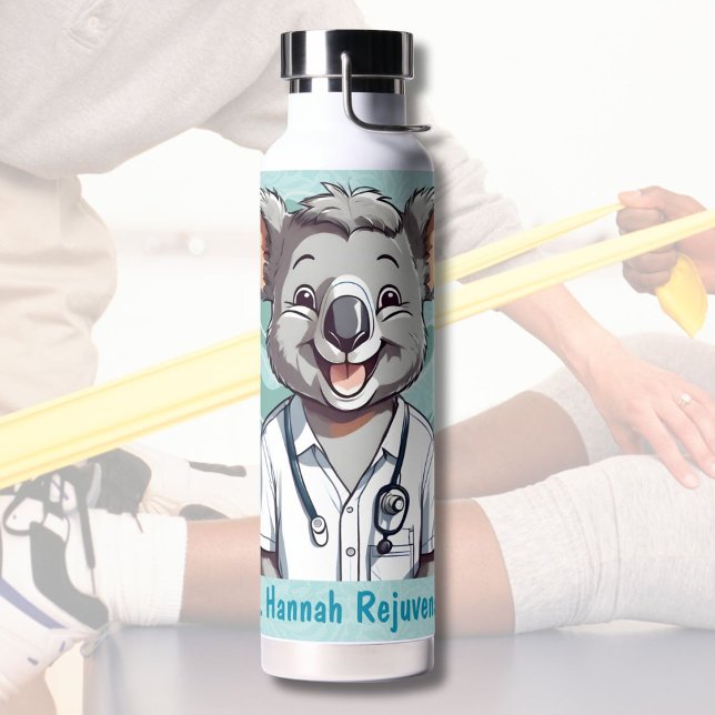 Botella De Agua Cutos regalos de Koala para terapeutas físicos Méd (Cute Koala Gifts for Physical Therapists Doctors)
