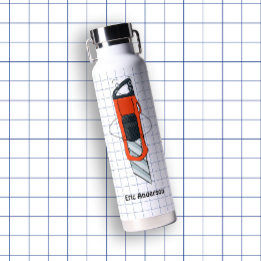 Botella De Agua Cutter de suministros escolares dibujado a mano