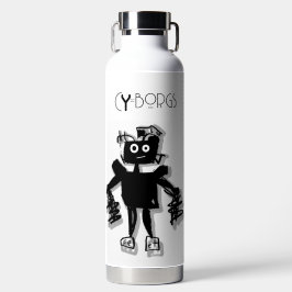Botella De Agua CY=borg Robot Thermal Tumbler