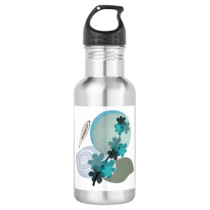 Botella De Agua Cyan Boho