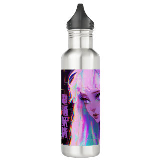 Botella De Agua Cyber Fairy "Dennou Yousei" Glitchcore