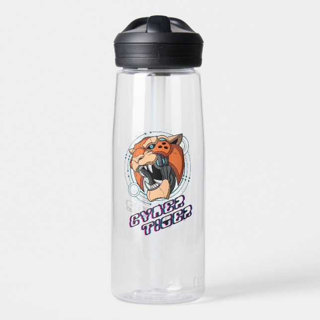 Botella De Agua Cyber Tiger | (Delante)