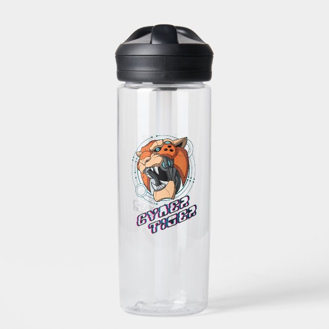 Botella De Agua Cyber Tiger | (Delante)