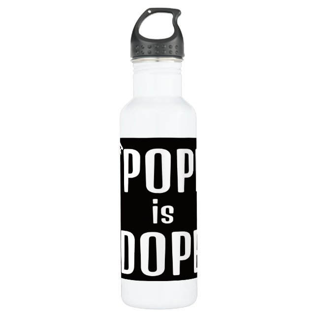 Botella De Agua DA Pope is Dope Water Bottle (Anverso)