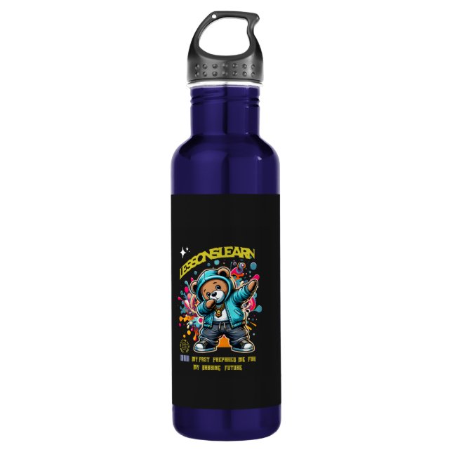 BOTELLA DE AGUA DABBING FUTURE LESSONS LEARN WATER BOTTLE  (Anverso)