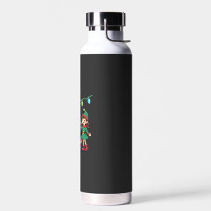 Botella De Agua Dabbing Santa Elfo Unicornio Navidad Niños Chicos 