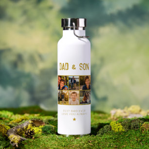 Botella De Agua Dad & Son Gold Family 6 Foto