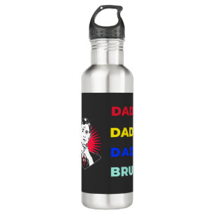 Botella De Agua Dada Daddy Dad Bruh