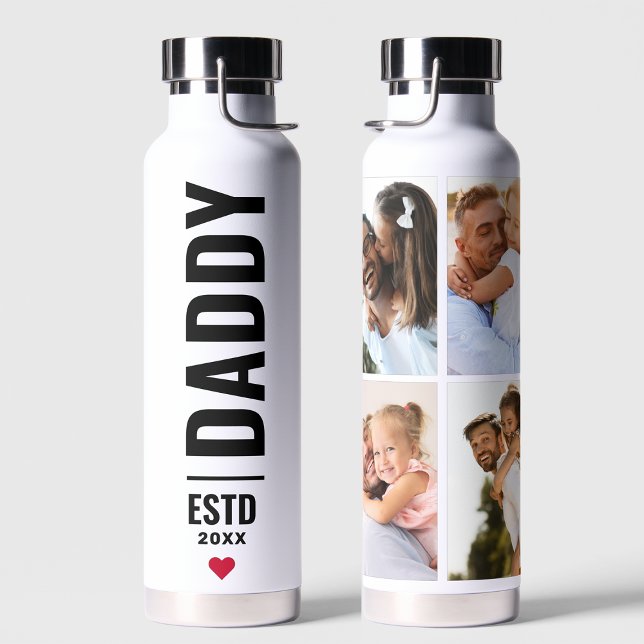 Botella De Agua Daddy Establecido | Personalizado Fecha 4 Collage  (Subido por el creador)