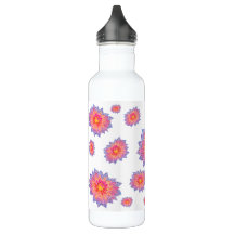 Botella de agua Dahlia, acero inoxidable, 24 oz