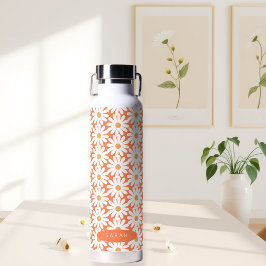 Botella De Agua Daisies personalized Water Bottle for her