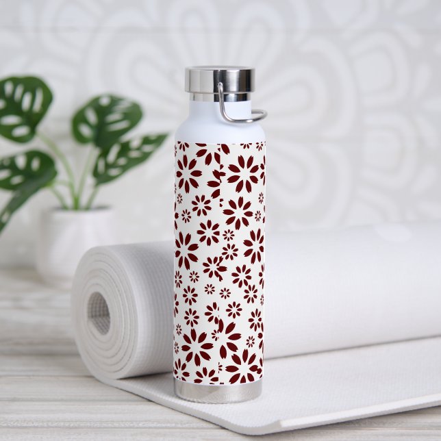 Botella De Agua Daisies Simple Stylish (Yoga)