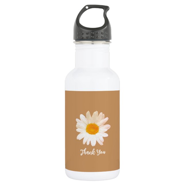 Botella De Agua Daisy Flower Mug – Summer Botanical Cozy (Anverso)