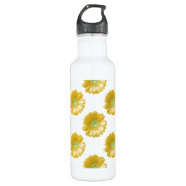 Botella De Agua Daisy gerbera amarilla