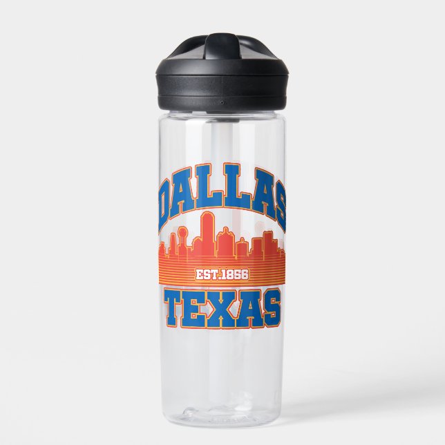 Botella De Agua Dallas, Texas (Delante)
