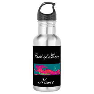 Botella De Agua Dama de honor personalizada sirena