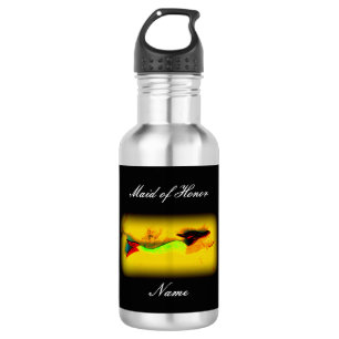 Botella De Agua dama de honor personalizada sirena
