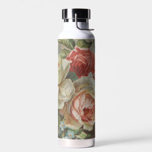 Botella De Agua Dame tu corazón Antique Cottagecore Día de San Val