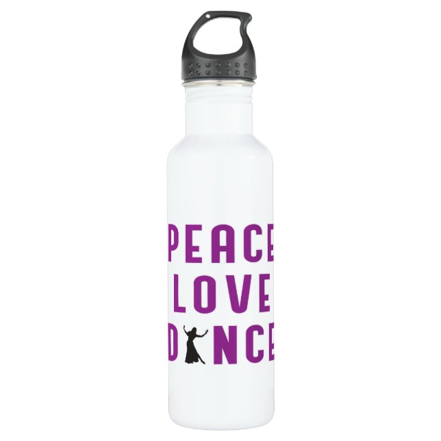 Botella De Agua Dance Love Dancing Fiesta Sport Dancer Funny Gift (Anverso)