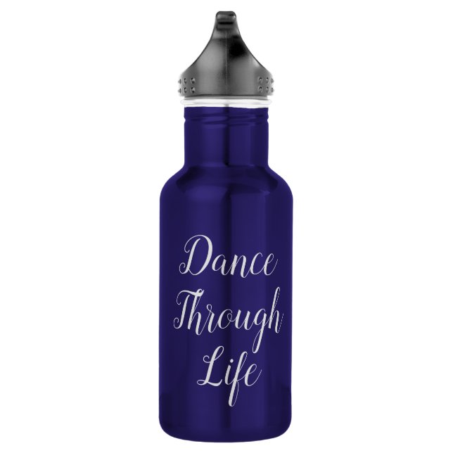 Botella de agua Dance Through Life | Regalo consid (Derecha)