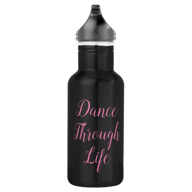 Botella de agua Dance Through Life | Regalo consid (Derecha)
