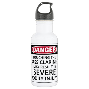 Botella De Agua Danger Bass Clarinet