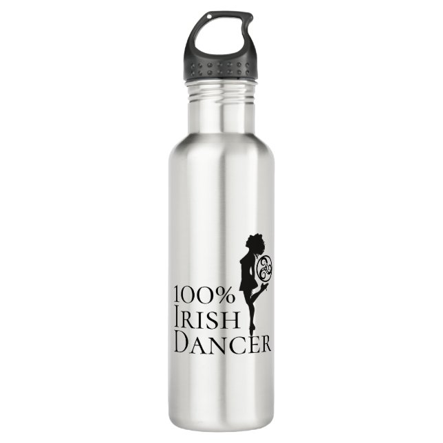 Botella De Agua Danza de 100% de bailarina irlandesa de zapato cél (Anverso)