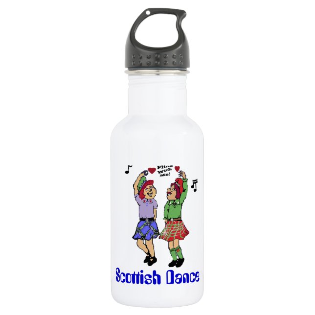 Botella De Agua Danza del escocés (Anverso)