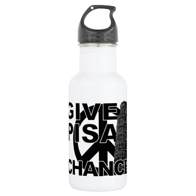 Botella De Agua Dar a Pisa Chance personalizado (Anverso)