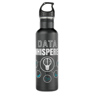Botella De Agua Data Whisperer - Data Geek - Big Data Analyst Gif