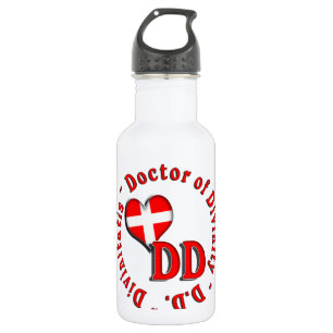 BOTELLA DE AGUA DCIRCULAR ACRONYM LOGO MÉDICA DE DIVINIDAD