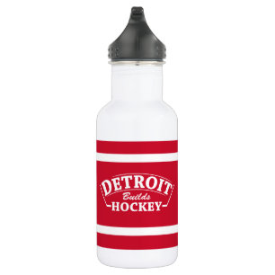 Botella de agua de 18oz Detroit Builds Hockey