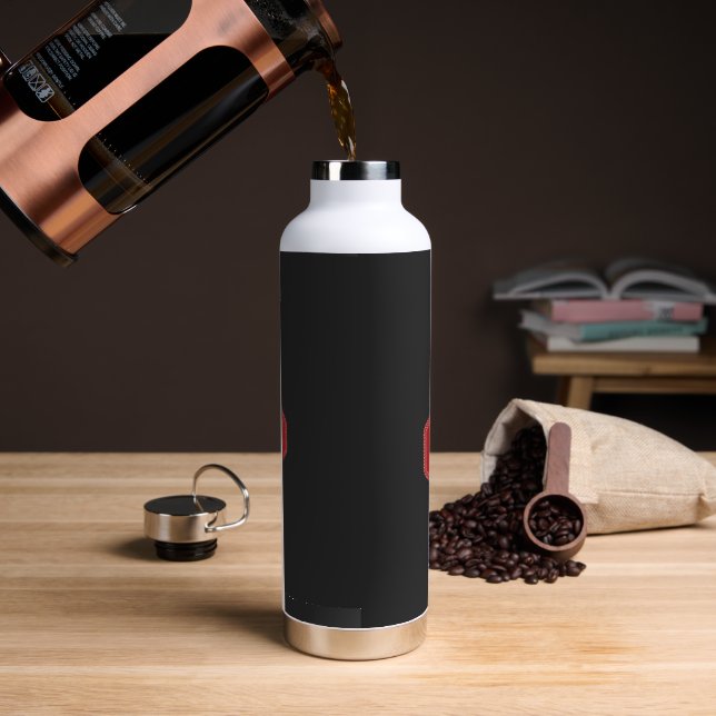 Botella de agua de 32oz | Aislamiento de vacío de  (Café)