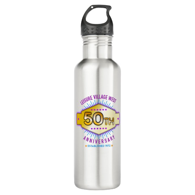 Botella de agua de 50 años (Anverso)