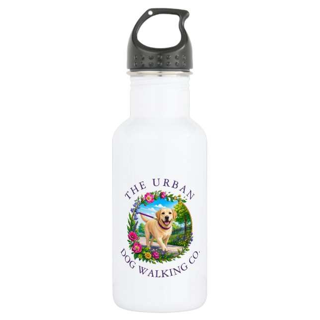 Botella de agua de 532ml para paseador de perros - (Anverso)
