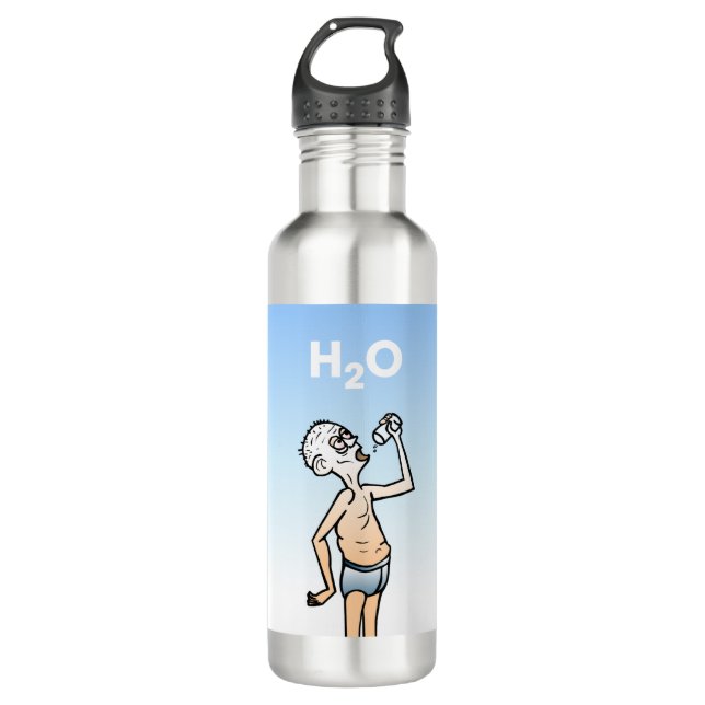 Botella De Agua De 710 Ml De Thirsty Man (Anverso)