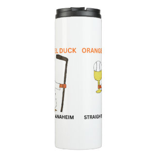 Botella de agua de 710 ml Orange Angel Duck