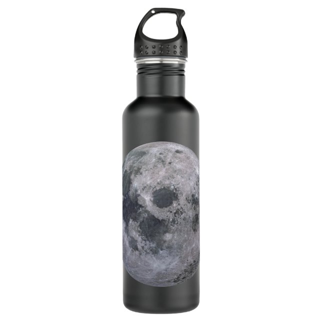 Botella de agua de acero de encargo de la LUNA (Anverso)